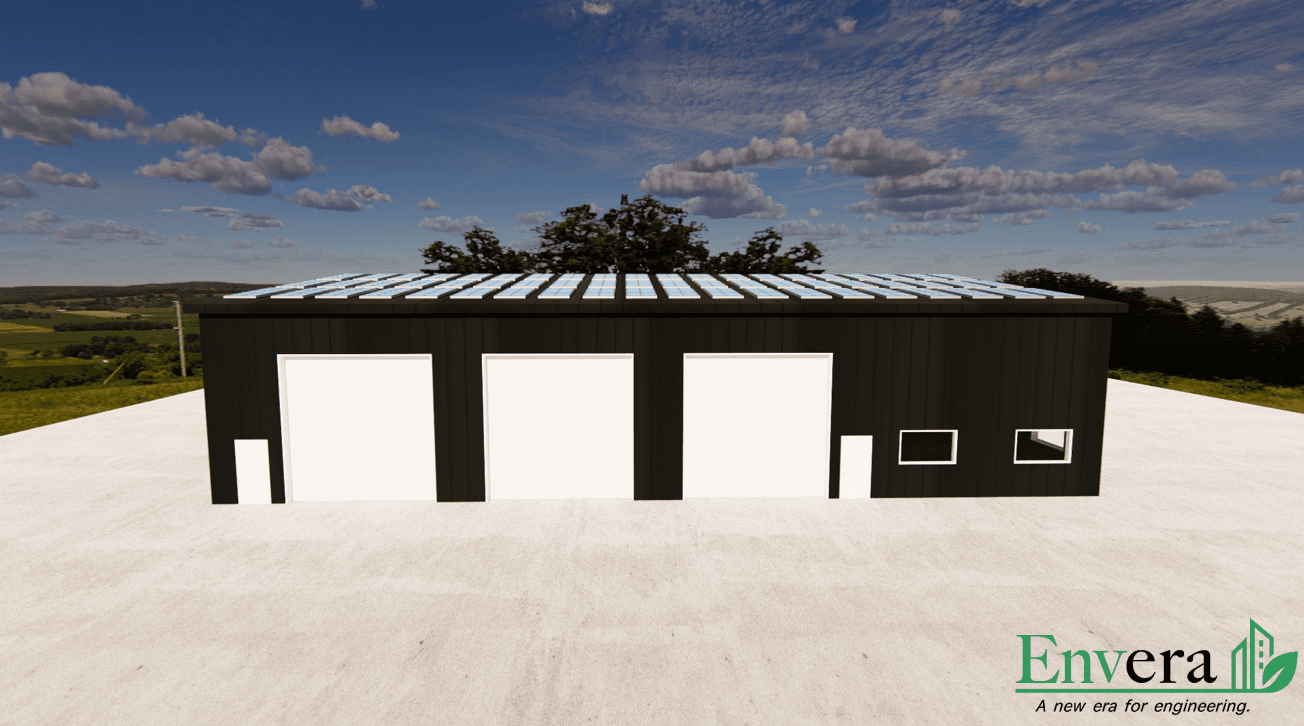 West elevation render